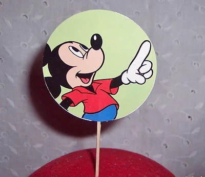 MICKEY MOUSE & FRIENDS: TAZA REDONDA PASTEL FIESTA APERITIVO DECORACIONES: 22 piezas Foto 1 de 4