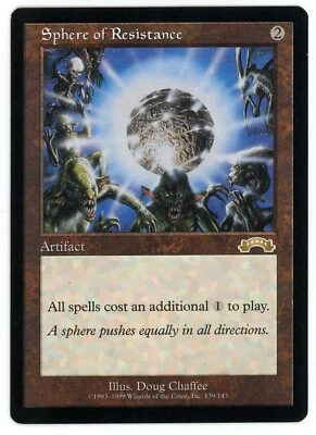 MTG - Sphere of Resistance - Exodus - Magic the Gathering LP vtg - Image 1 of 2