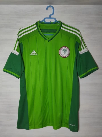 NIGERIA 2014-15 HOME SHIRT ADIDAS D83986 JERSEY SOCCER  SIZE L Cover
