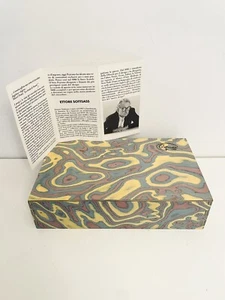 🟠 ETTORE SOTTSASS per Peyrano scatola porta cioccolatini anni 90 - Imagen 1 de 6