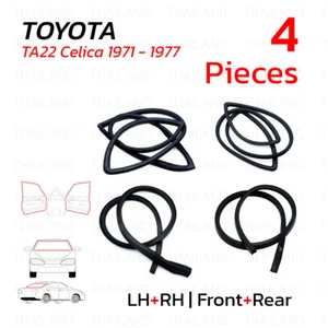 For Toyota TA22 Celica RA25 1971-'77 Weatherstrip Door Windshield Rubber Seal - Picture 1 of 10