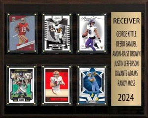 Ricevitore Netflix 12" x 15" Targa Kittle Deebo Amon-Ra Adams Jefferson Moss - Foto 1 di 3