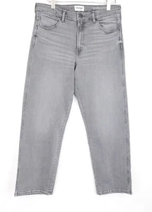 Wrangler Redding Jeans Pour Hommes W32/L32 Gris Coton Détendu Droite Pour Washed - Imagen 1 de 9