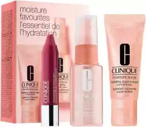 Clinique Moisture Favorites Surge Hydrating, Face Spray, Chubby Stick Lip Balm - Picture 1 of 4