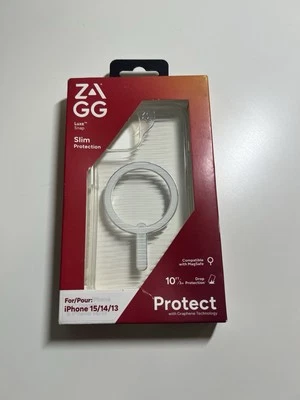 *NUEVO* Funda Zag Crystal Palace MagSafe para Apple iPhone 13/14/15 - Transparente Foto 1 de 2