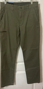 Weatherproof Men's Dakota Utility Pocket Pants Stretch Moss 32 X 32 NWT - Picture 1 of 11