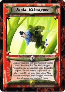 Ninja Kidnapper - Forbidden Knowledge - Legend of the Five Rings CCG - Imagen 1 de 6