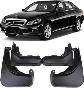 Genuine Splash Guards Mud Flaps For 2013-2016 Mercedes Benz E Class Base Sedan - Picture 1 of 9