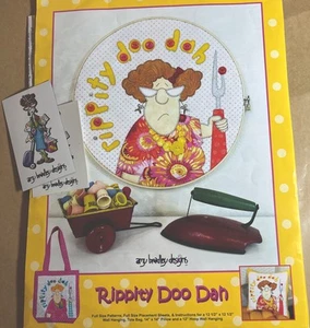 Rippity Doo Dah Sewing Applique Patterns Wall Hoop Hanging Tote Bag Pillow - Picture 1 of 5