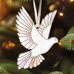 Dove Ornament - Dove Christmas Tree Ornaments - Acrylic Ornament - Picture 1 of 12