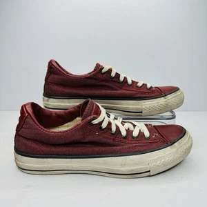 Converse Chuck Taylor All Star x John Varvatos Sneakers Women's Size 7 Red Shoes - Picture 1 of 9