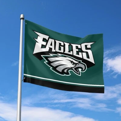 Bandera del equipo de fútbol americano Philadelphia Eagles de 3x5 pies Foto 1 de 4