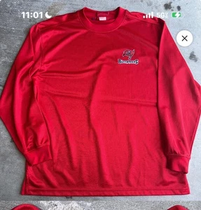Tampa Bay Buccaneers NFL On Field Tee Long Sleeve Shirt Men's Used Sz XL - Picture 1 of 3