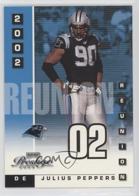 2003 Playoff Prestige Reunion /2002 Julius Peppers #R-22 HOF - Image 1 of 2