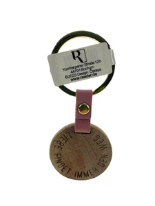 räder Schlüsselanhänger aus Holz " Liebe findet ..." - Bild 1 von 2