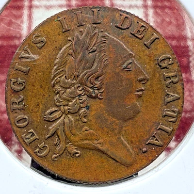 George III Spade Half Guinea Advertising Token George York Gardner H-117 SP6505 - Image 1 of 2