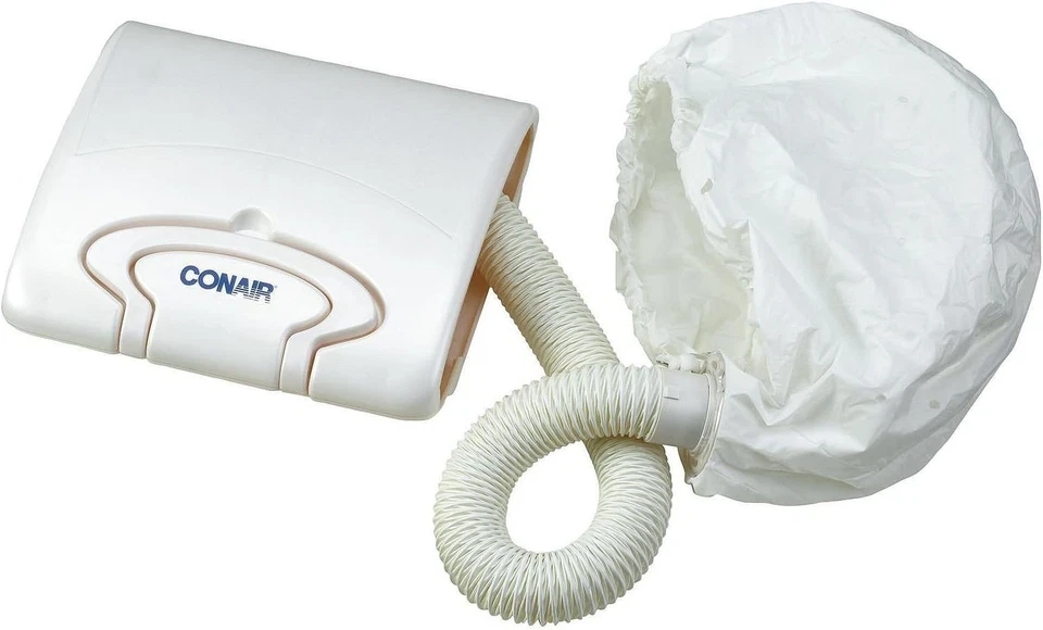 Secador de pelo con capó suave portátil con capucha Conair tapa de peinado capucha ventilación cepillo volumen Foto 1 de 1