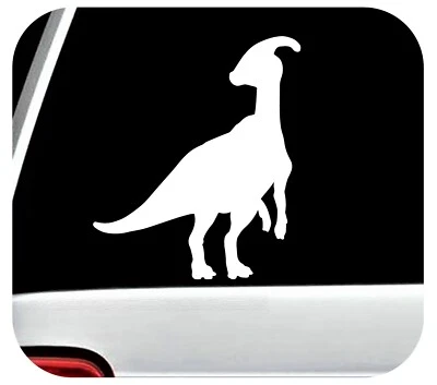 Calcomanía adhesiva de dinosaurio Parasaurolophus ventana de coche mascota parasaur BG2005 Foto 1 de 4