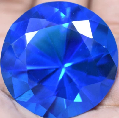 Lab Created 76.15 Ct Lustrous Blue Tanzanite GGL Certified Sparkling AAA+ Gem - Image 1 of 4