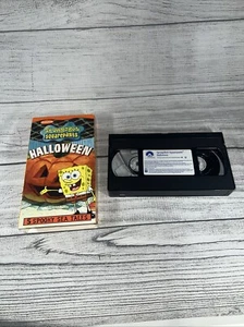Spongebob Squarepants - Halloween (VHS, 2002) Nickelodeon Rare - Picture 1 of 12