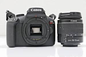 Canon EOS Rebel T100 18.0MP Digital SLR DSLR Camera w/ EFS 18-55mm Lens - Picture 1 of 9
