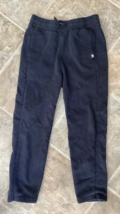 Boys Abercrombie & Fitch Black Sweat Pants Sz 9/10 - Picture 1 of 3