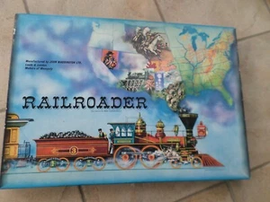 WADDINGTONS RAILROADER VINTAGE 1963 BOARD GAME COMPLETE FREE UK POST - Picture 1 of 6