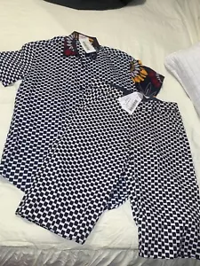 Timotiwa Boy's Casual Button Down Shirt/shorts Boxed Designs Ruffntumble Sz- 14 - Picture 1 of 22
