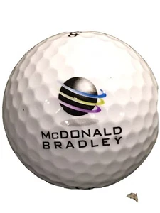 McDonald Bradley Open Country Club Course Links Logo Titleist Golfball - Bild 1 von 4
