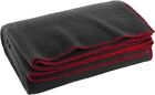 Grey Wool Emergency Rescue Blanket 60" x 80" Warm Winter Cover Throw