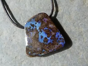 Collar/Colgante Con 1 Ópalo Boulder de Australia* - Imagen 1 de 11