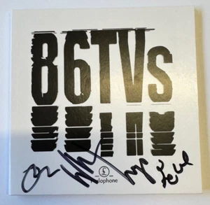 86TVs - 86TVs - HAND SIGNED CD - BRAND NEW SEALED - Picture 1 of 2