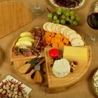 Picnic At Ascot Bamboo Board For Appetizers With Cheese Tools