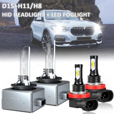 Faro HID haz alto/bajo para BMW X6 2007-2012 2013 + bombillas antiniebla LED Foto 1 de 4