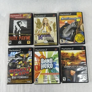 Lot of 6 Sony Playstation 2 Video Games PS2 SEE PHOTOS for Titles - Picture 1 of 4