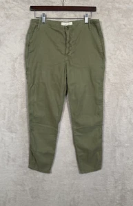 The Great Pants Womens 26 Utility Straight Crop Made in USA Tencel Linen - Picture 1 of 12