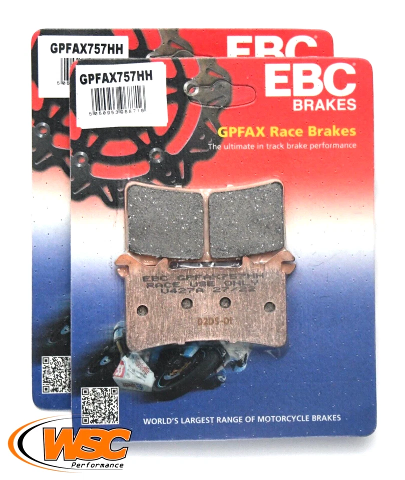 Pastillas de freno de carreras sinterizadas EBC GPFAX757 BMW S1000RR 2020 en pinzas Nissin Foto 1 de 1