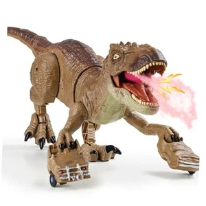 Remote Control T Rex Dinosaur Toys for Kids 3-5, 5-7, 8-12, 2.4G Brown - Picture 1 of 7