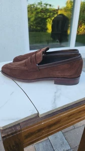Meermin Goodyear Welt Loafer Size 6.5 UK/ 7 US 514511 BROWN SUPERBUCK Nova - Picture 1 of 14