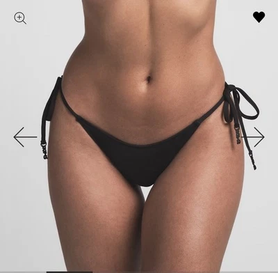 Новые без ценников женские накладки фирменные плавательные галстук бикини низ размер L оникс/черный - Изображение 1 из 4