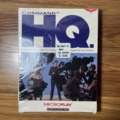 Command HQ Strategic Global Conquest MicroPose 3.5" Disks IBM PC New Sealed - Image 1 of 4