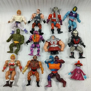 VTG MOTU Figure Lot (12) Well Played With Loose Joints Paint Loss No Accessories - Picture 1 of 19