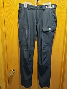 Truewerk Mens Pants 32x32 Black Work Utility Cargo Softshell Used NO KNEE PADS - Picture 1 of 7