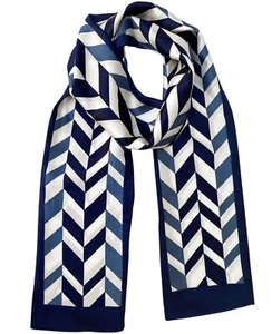 59” Long Silk Head Scarf Women's Fashion Square Neck Satin Scarfs for Bag Hai... - Picture 1 of 6