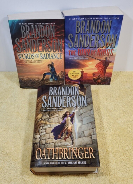 Brandon Sanderson Kickstarter TRESS OF THE EMERALD SEA HC Swag