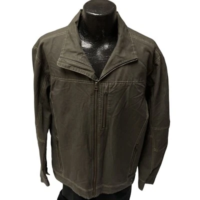 Jaqueta de trabalho Cinch masculina GUN METAL sarja preta lona casaco ocidental forrado RODEO G - Imagem 1 de 4