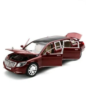 Mercedes Maybach S600 Limousine 1:24 Diecast Metal Model Car Toy w/ Sound&Light - Picture 1 of 11