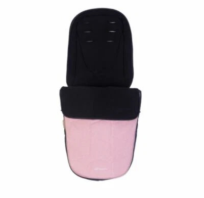 *NOVO* Aquecedor de Inverno Microlite ProFold Footmuff - Rosa com Forro de Lã Preto - Imagem 1 de 4