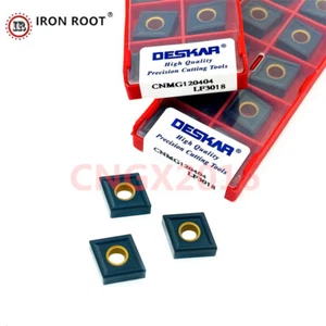 DESKAR 100 CNMG120404 LF3018 CNC Lathe Tool PCarbide Turning Inserts For MCLNR/L - Picture 1 of 6