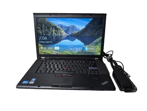 15.6" LENOVO THINKPAD T520/i7-2620M@2.70GHZ/16GB RAM/512GB SSD/DVD/WIN 10 PRO - Picture 1 of 19
